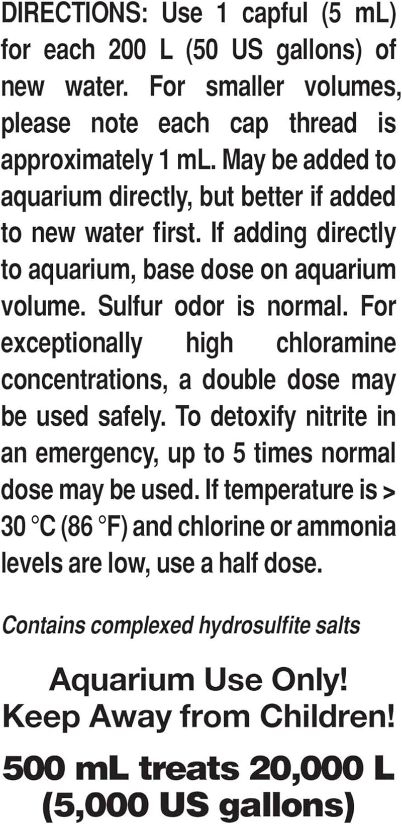 Prime Fresh and Saltwater Conditioner - Chemical Remover and Detoxifier